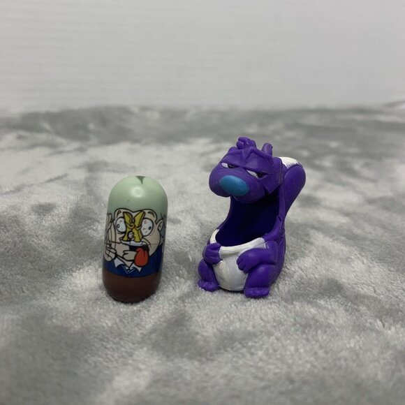 2004 Mighty Beanz Bodz S1: #265 Bad Smell Bean &‎ Skunk Bod (Purple) - Picture 1 of 8